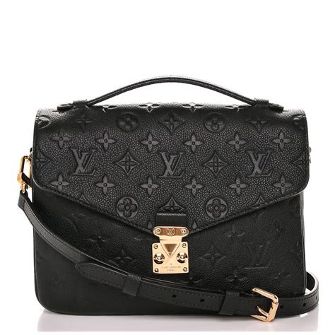 lv pochette métis black|louis vuitton pochette metis empreinte.